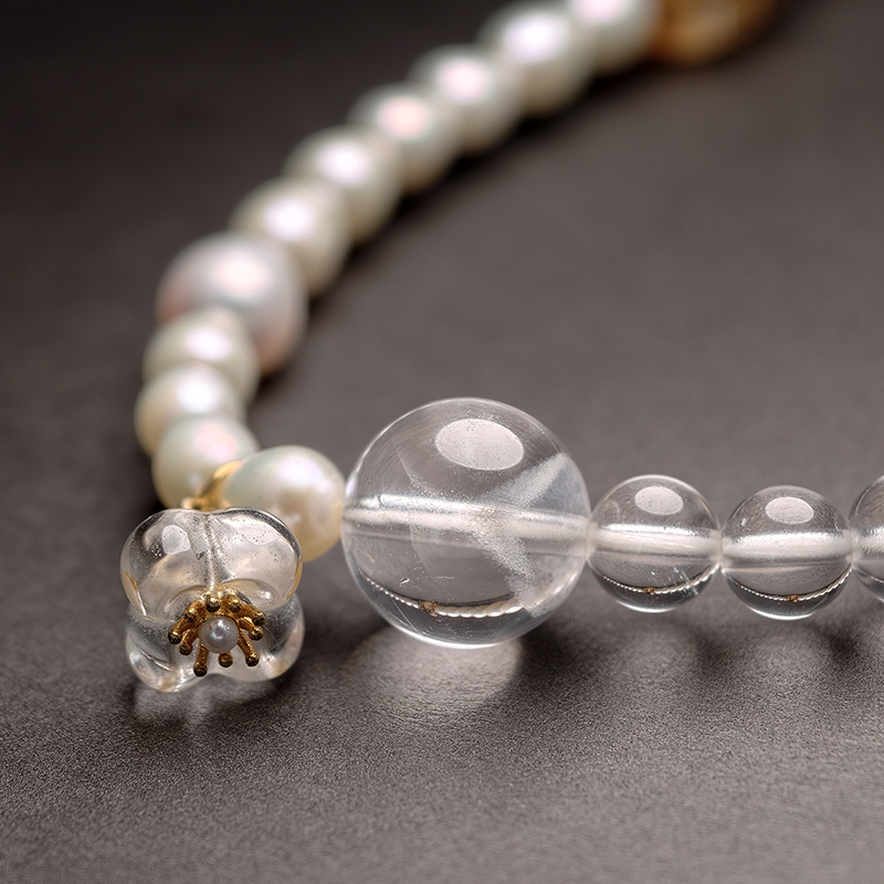 Golden Flow – Double Strand Natural Gemstone Bracelet - Image 5